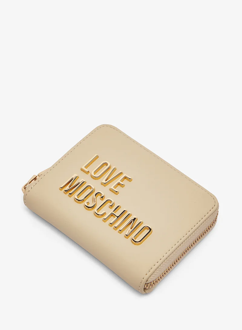 لوف موسكينو محفظة جريئة من البولي يوريثان بحزام حب